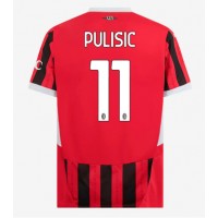 AC Milan Christian Pulisic #11 Domáci futbalový dres 2024-25 Krátky Rukáv